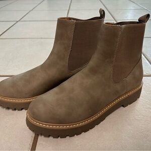 Dolce Vita Taupe Chelsea Boots